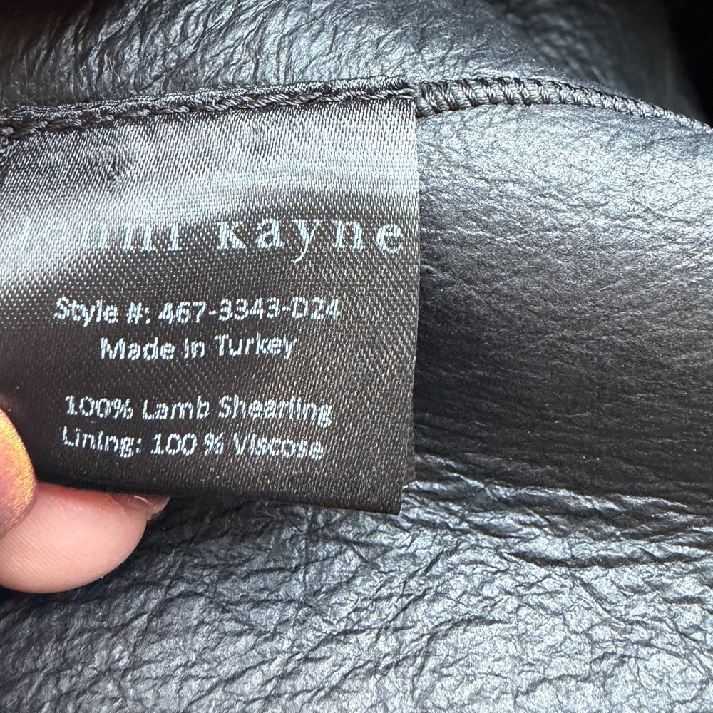 Jenni Kayne Long Shearling Yves Shawl Coat‎ size large, new - Picture 10 of 12